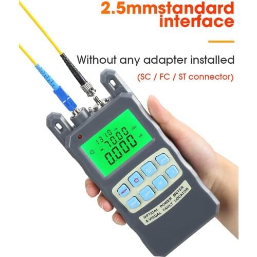 COMPTYCO AUA-80A All-IN-ONE Optical Power Meter with Visual Fault Locator optical fiber tester 5KM 10km 20KM 30km VFL
