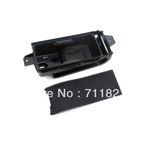 Euro Cup Holder Black With Sliding Lid For Volkswagen Golf Jetta MK5