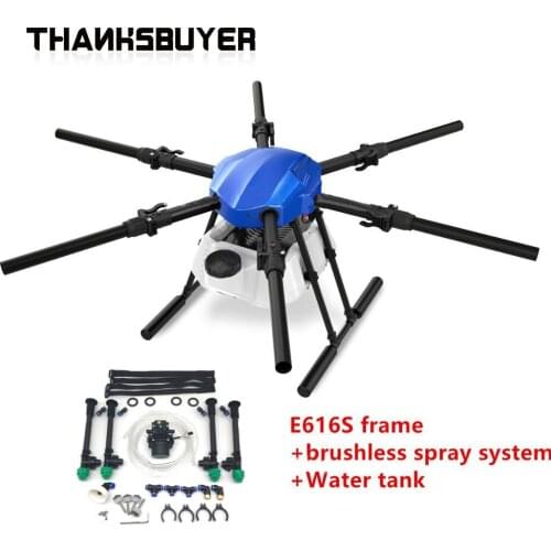 EFT E616S 16L Agricultural Drone Spraying Drone 16KG Folding Hexacopter Frame Kit with Brush/Brushless Sprying System