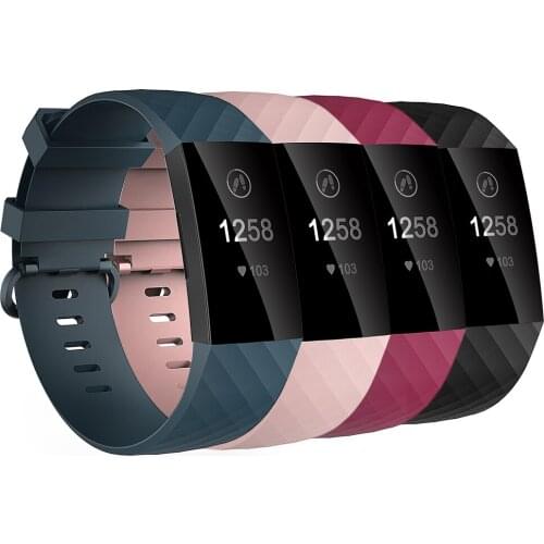 Honecumi For Fitbit Charge 3 Bands 4pcs Pack Smart Watch Band Bracelet For Fitbit Charge 3 Bandje Accesorio Small Large