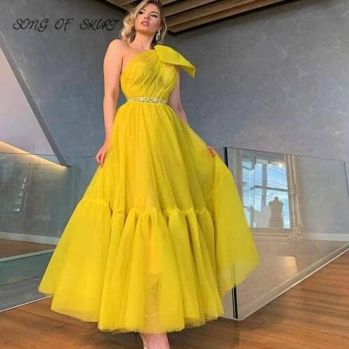 ICCLEK Women's Evening Dresses Below The Knee