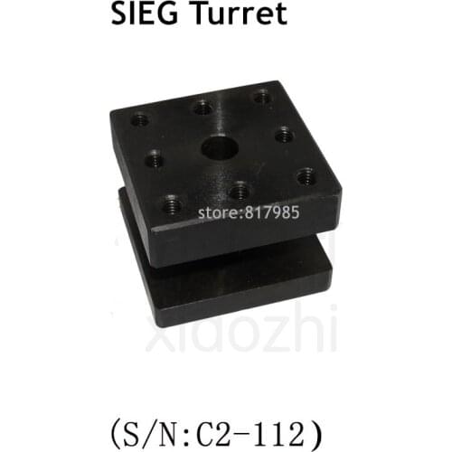 Small metal lathe turret mini DIY small homemade mini SIEG S/N:C2-112 lathe turret toolholder