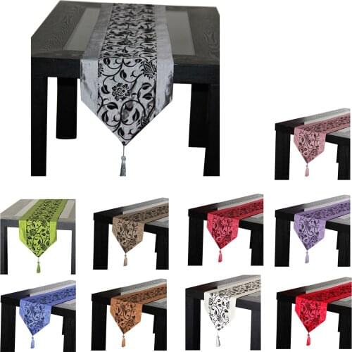 Fashion Accessories Flower Tablecloth Table Runner Tables Cloth Wedding Kitchen Utensils Christmas Xmas Home Decor Party Supplie