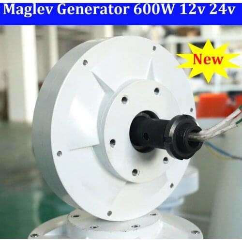 New Energy 600w Vertical Wind Turbine Permanent Maglev Generator 12v 24v 48v 3 Phase 350 RPM Alternator For Homeuse Windmills