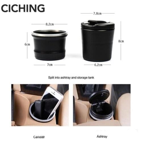 Car Ash Tray Ashtray Storage Cup With for Mitsubishi Asx Outlander Lancer EX Pajero Evolution Eclipse Grandis