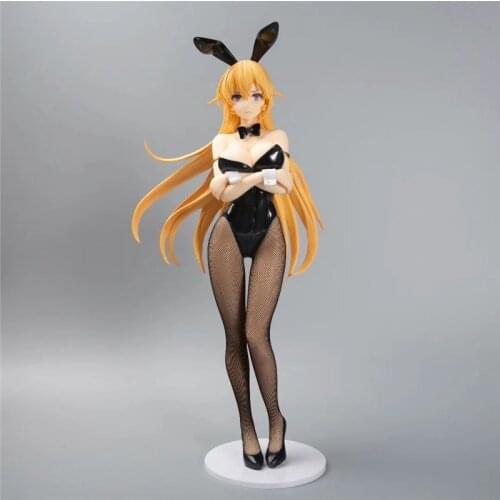25cm Food Wars! Shokugeki no Soma Erina Nakiri Bunny Girl Sexy Figure Erina Nakiri Sexy Anime Action Figure Toys