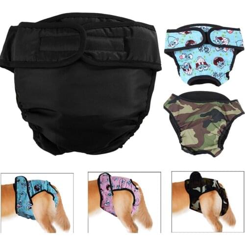 S-XXL Dog Diaper Physiological Pants Sanitary Washable Female Dog Panties Shorts Underwear Briefs For Dogs