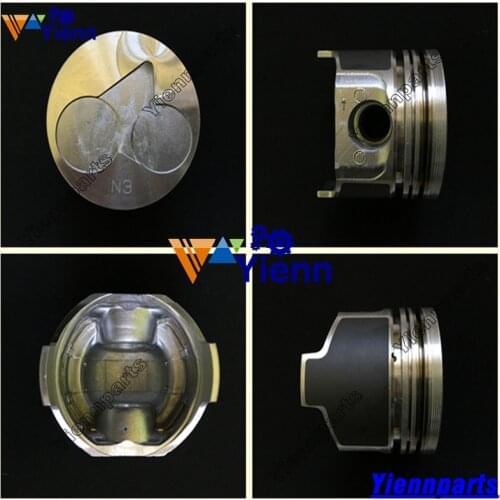 D1105 Piston 16060-21110 With Ring Set For Kubota KX41 Excavator Diesel Engine Repair Parts