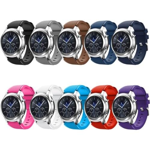 22mm band for samsung galaxy watch 46mm S3 Frontier/Classic strap huawei watch gt amazfit GTR 47mm silicone bracelet Accessories