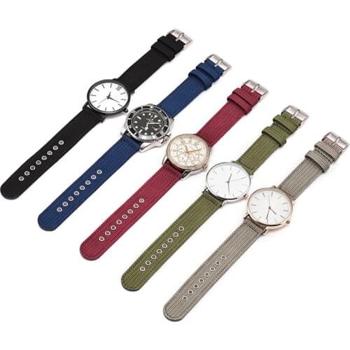 18mm 20mm 22mm 24mm Nylon Sport Watch Strap for Xiaomi haylou solar ls05 smart Wrist Band Bracelet for Huawei Watch GT 2 46mm