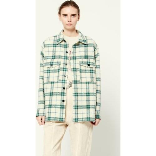 RUANDAI Women's Plaid Coats
