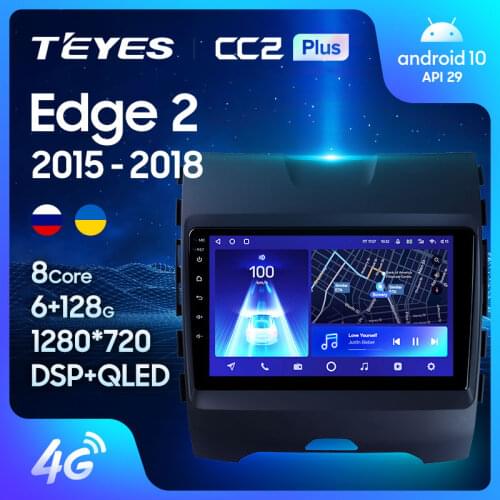TEYES CC2L CC2 Plus For Ford Edge 2 2015 - 2018 Car Radio Multimedia Video Player Navigation GPS Android No 2din 2 din DVD