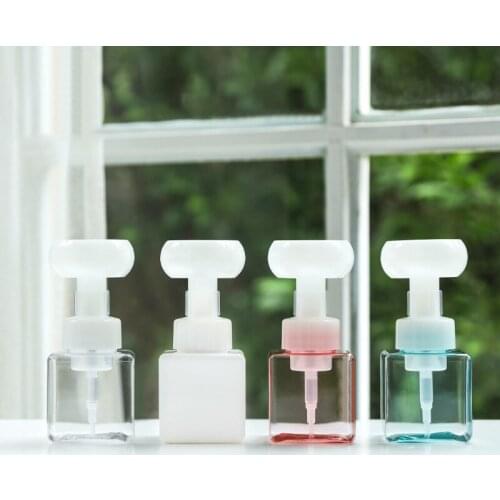 Flower-Shaped Soap Dispenser Refillable Creatives Soap Containers Bubble Bottles For Facial Cleanser Lotion Shampoo ALI88