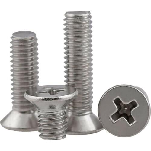 Countersunk Head Screw A2 Stainless Phillips Flat Bolts M6 M8 M10