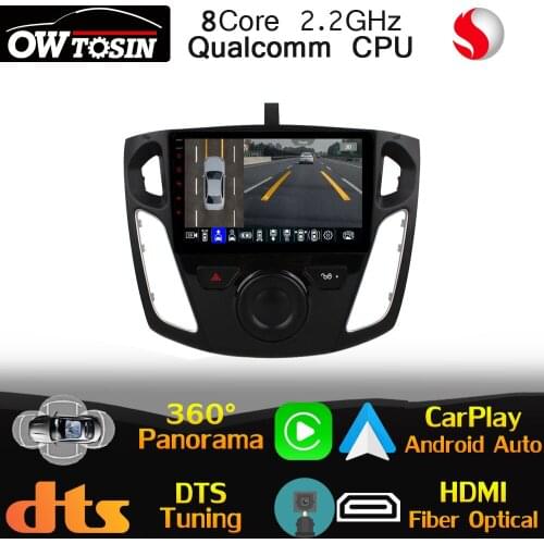 Qualcomm 8Core Android For Ford Focus 3 Mk 3 2011-2019 Car Multimedia Player GPS CarPlay Auto Radio 4G LTE DTS HIFI Stereo DSP