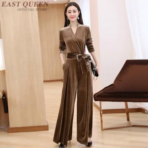 Jumpsuits for women 2018 female ladies elegant swreetwear overalls for women rompers winter women dungarees AA4171
