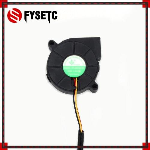 10pcs Prusa i3 MK3 3D Printer Parts DC 5V 5015 Blow Radial Cooling Fan Hydraulic Sleeve Bearing Front Print Fan Cooler Radiator