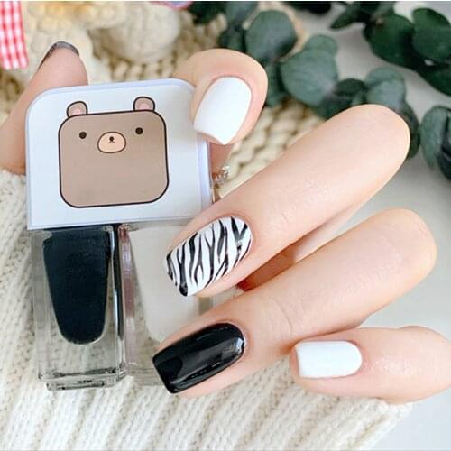 2 In1 No Baking Dry Nail Polish Cross Border Manicure Set Quick Drying of Twins Nail Polish No peeling Nail Varnishes