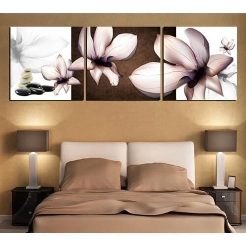 3 Piece Canvas Wall Art Modern Flowers Canvas Paintings Dinning Room Decorative Pictures HD Prints With Framed F-257