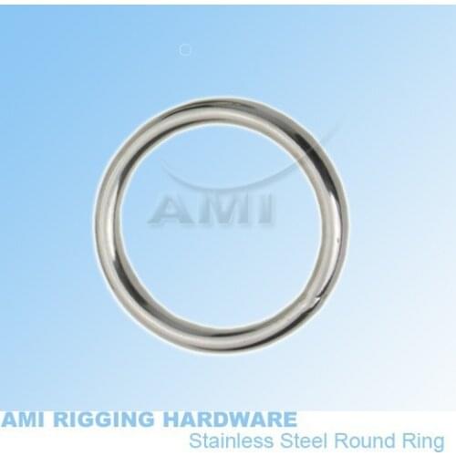 6mm*40mm(id) round ring welded stainless steel 316 wholesale, boat hardware rigging hardware