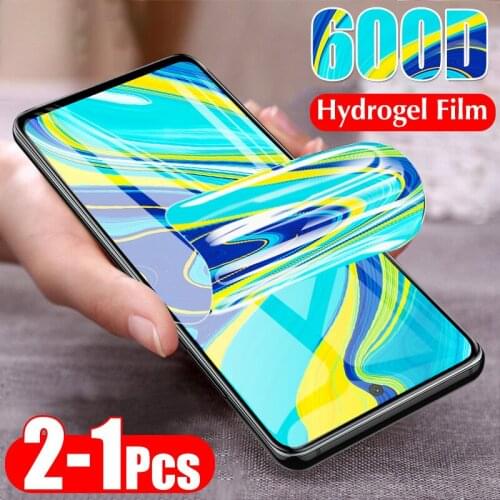 600D Hydrogel Film Protective Cover For Xiaomi Redmi K30 Pro 7 8a Note 9s 7 8T 8 9 Pro Max Screen Protector Not Glass