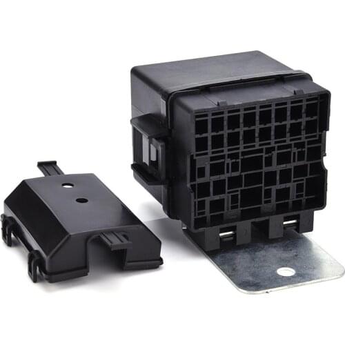 12V 8-Way Car Auto Fuse Box With 2 Relay Blade Fuse Blocks Kits Insurance Seat Terminals Block​ Car Accessories