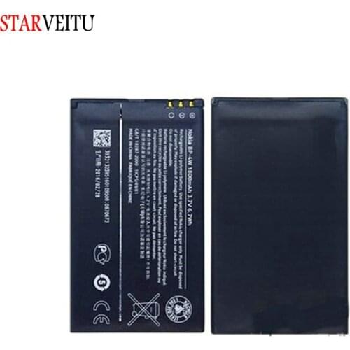 BP-4W original Battery For Nokia Lumia 810 822 845 RM-878 845 BP4W Replacement Batteries Bateria 1800mAh
