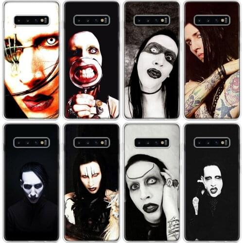 Marilyn Manson Phone Case For Samsung Galaxy S20 Ultra S10E Note 10 9 8 S9 S8 J4 J6 J8 Plus + Lite S7 S6 Cover Coque Capa