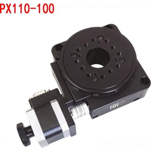 Electric Rotating Machine Optical Rotating Platform Motorized Rotation Stage 100mm bearing scale PX110-100