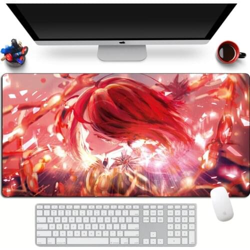 80x30cm Large Land of the Lustrous Gaming MousePad Otaku Locking Edge Natural Rubber XL Mouse Pad Gamer Laptop Computer Desk Mat