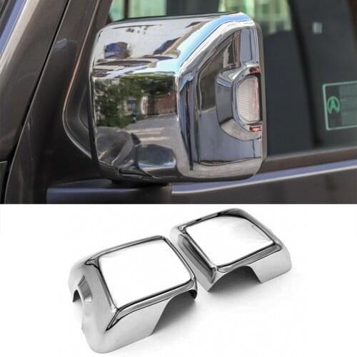 JXKaFa Fit For Jeep Wrangler JL 2018 Car Rearview Mirror Cover Cap Trim Styling Auto Exterior Parts Accessories ABS Newest