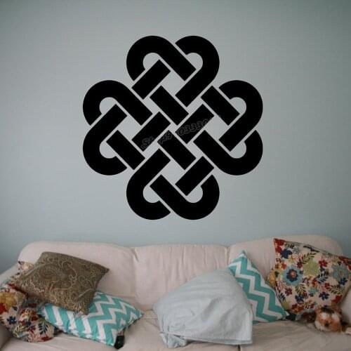 Celtic Ornament Wall Decal Vinyl Decal Celtic Pattern Wall Sticker Home Interior Bedroom Decor Wall Scandinavian Design B493