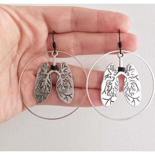 Just Breathe Earrings silver color Classic eardrop Fashion Jewellery Novel charm women gift Gothic mystical 2020 New