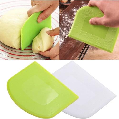 Kitchen Cake Cream Spatula Dough Knife Cutter Butter Batter Scraper Decorating Plain Smooth Edge Spatulas Baking Pastry Tools