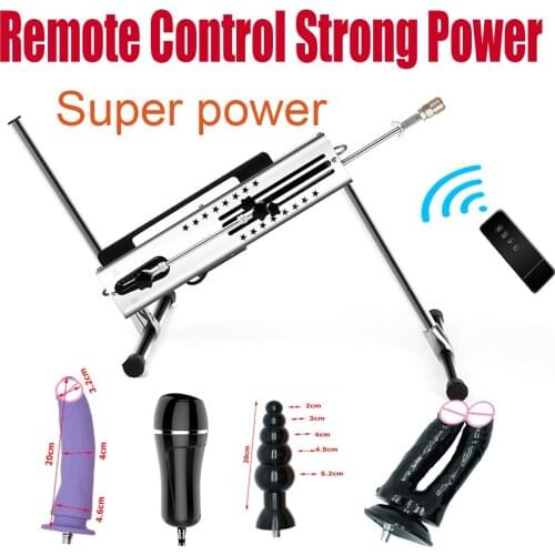 Sex Machine Strong Power Remote Control Masturbator Machine With Free Dildo Attachment Vibrator For Masturbation Super Quiet