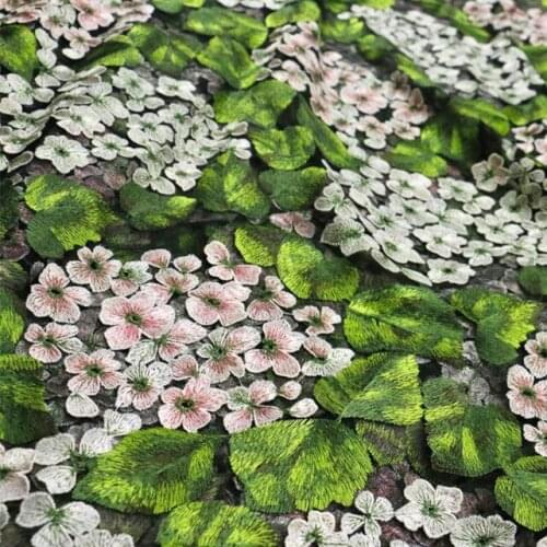 Latest 2017 High-Grade Nigerian French Embroidery Mesh Lace Fabric High Quality African Lace Fabric Cord Lace Fabric For Dress