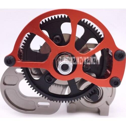 New KY226 Climbing Car Medium wave box SCX10 Truck FULL METAL Assembled Transmission Steel Gearbox Tranny With Straight Gear