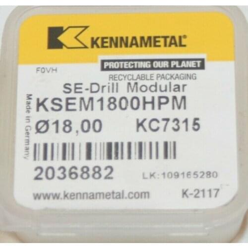 ORIGINAL 2PCS CARBIDE INSERT KSEM1800HPM KC7315