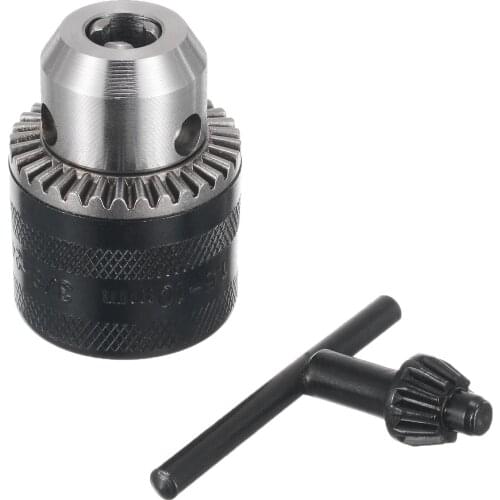 1.5-10mm Drill Chuck Key M10 x 1.5 Thread Keyed Drill Bit Chuck With Wrench Set for Angle Grinder Tool Accessories