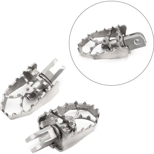 Areyourshop for SUZUKI GW250 INAZUMA 2011-2021 Front Foot Pegs Pedal Pad Footpegs Motorcycle Parts