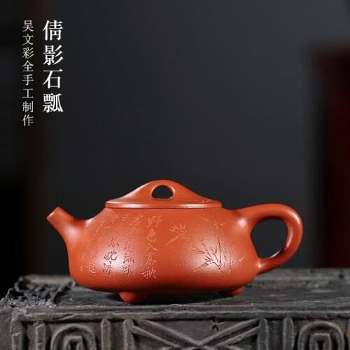 Undressed ore mud are recommended by the manual JingZhou zhu stone gourd ladle pot of a generation of foaming teapot