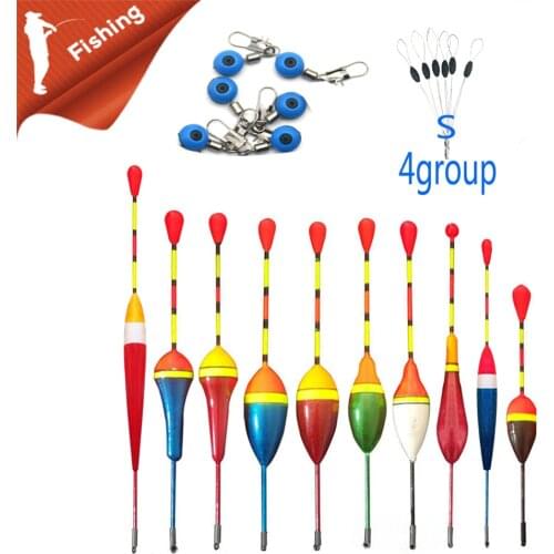 Fishing float connector positioning bean 3pcsFishing+Floats+6pcsFishing float connector+24pcsFishing positioning beans