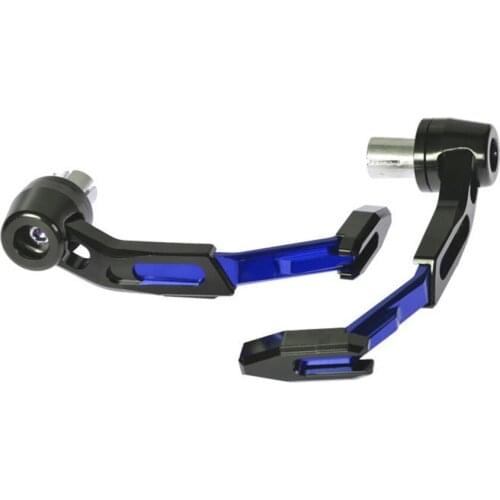 Blue Handlebar Protector Universal 7/8 Inches 22mm CNC Aluminum Brake Clutch Protect Motorcycle Lever Guard Proguard