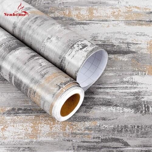 Thick Cement Self-Adhesive Wallpaper Bedroom Decoration Clothing Store Gray Nordic Industrial Wind Wall Stickers Room Decoration