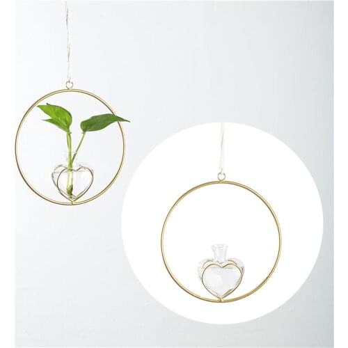 Unique Hydroponics Plant Vase Holder Fish Tank Tasteful Terrarium Ornament