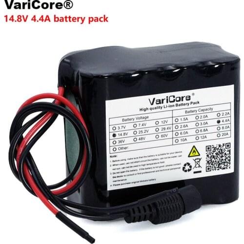 VariCore 14.8V 4400mAh 18650 li-iom battery pack night fishing lamp heater miners lamp amplifier battery with BMS 16.8V