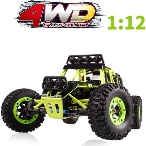 WLtoys RC Car 12428 4WD 1/12 2.4G 50km/h Remote Control Car Electric Brushed Buggy Off-road Climbing Cars Vehicle Toys for Boys