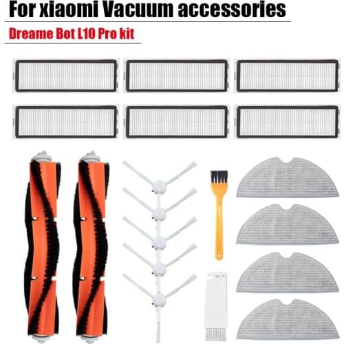 HEPA Filter For Dreame Bot L10 pro parts Main Brush Kit Cleaning Cloth Xiaomi Vacuum Cleaner Replacement mop Rag Accessories