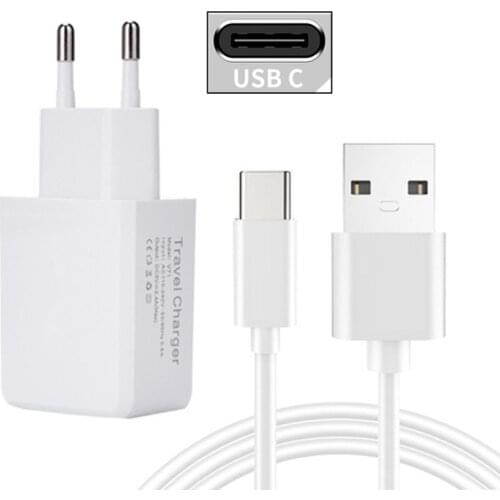 Type C Micro Charge Phone Cable & 5V 2A USB Charger Wall adapter For Samsung A5 A7 A10 A50 Huawei Honor 8A Lenovo Tab M8 K8 Note