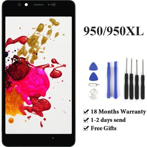 For Microsoft Nokia Lumia 950 LCD Display With Touch Screen Assembly With Frame Replacement For Lumia 950 XL LCD Screen